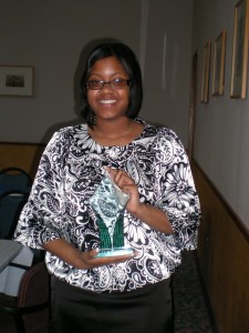Earlaina Kemp Honoree Earlaina Kemp, who at the time, was a high school student who wrote a winning screenplay in a national competition