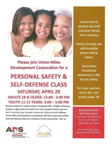Self Defense Class April 29